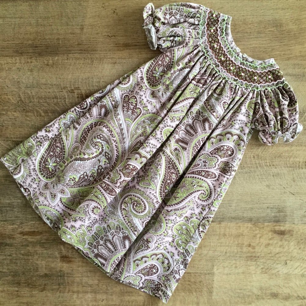 Classic Whimsy Smocked Bishop Dress